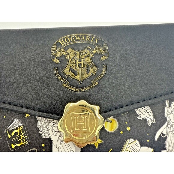 Loungefly Harry Potter Hogwarts Wizarding World  Magical Elements AOP Wallet NEW - Picture 5 of 12